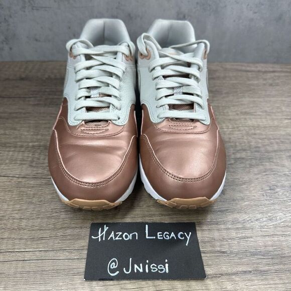 Nike Air Max 1 Ultra SE~Women’s~ Light Bone Rose Gold Sneakers~Size 8 - Picture 3 of 8